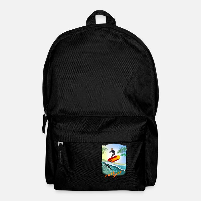 foil surf - foil surfing - foilsurfing - Rucksack - Schwarz