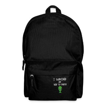 Alien Tshirt Ufo Außerirdische Kinder Mars Herren - Rucksack - Schwarz - Vorne