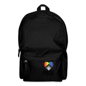 Pride tshirt - Backpack - black - Front