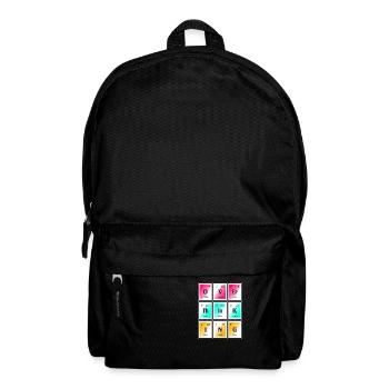 Overthinking | Periodic Table of Elements - Backpack - black - Front