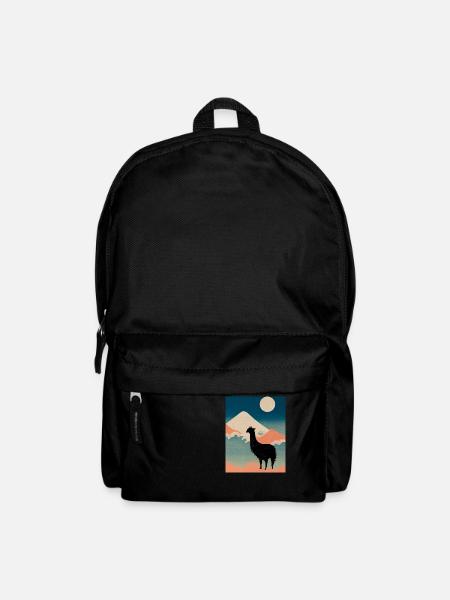 Lama in Japan - Backpack - black