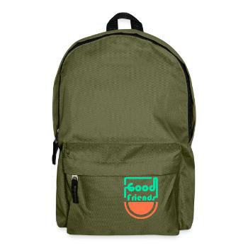 Gute Freunde - Rucksack - Olivgrün - Vorne