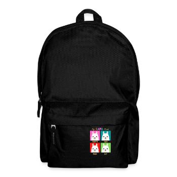 Meine Lama-Stimmung - Rucksack - Schwarz - Vorne