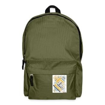 berlin - Backpack - olive green - Front