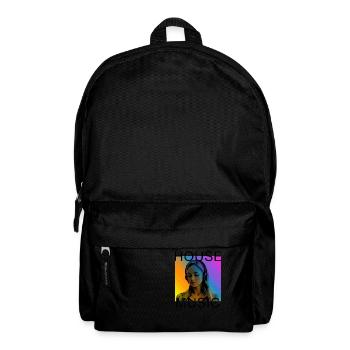 HouseMusic - Rucksack - Schwarz - Vorne