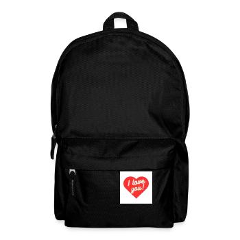 Je t'aime! Un beau cadeau pour vos proches! - Sac à dos - noir - Devant