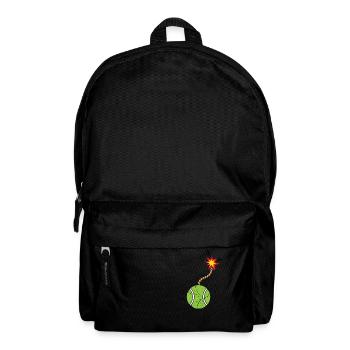 Raquette de balle de match de tennis « Tennisbomb » - Sac à dos - noir - Devant