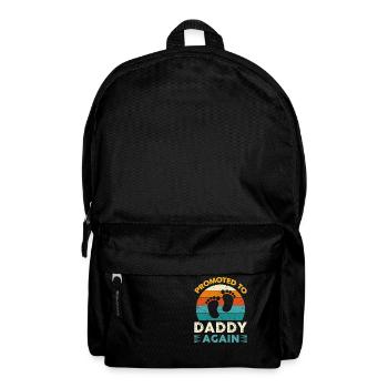 Je vais être à nouveau papa promu papa - Sac à dos - noir - Devant