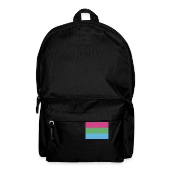 Polysexual Pride Flag - Backpack - black - Front
