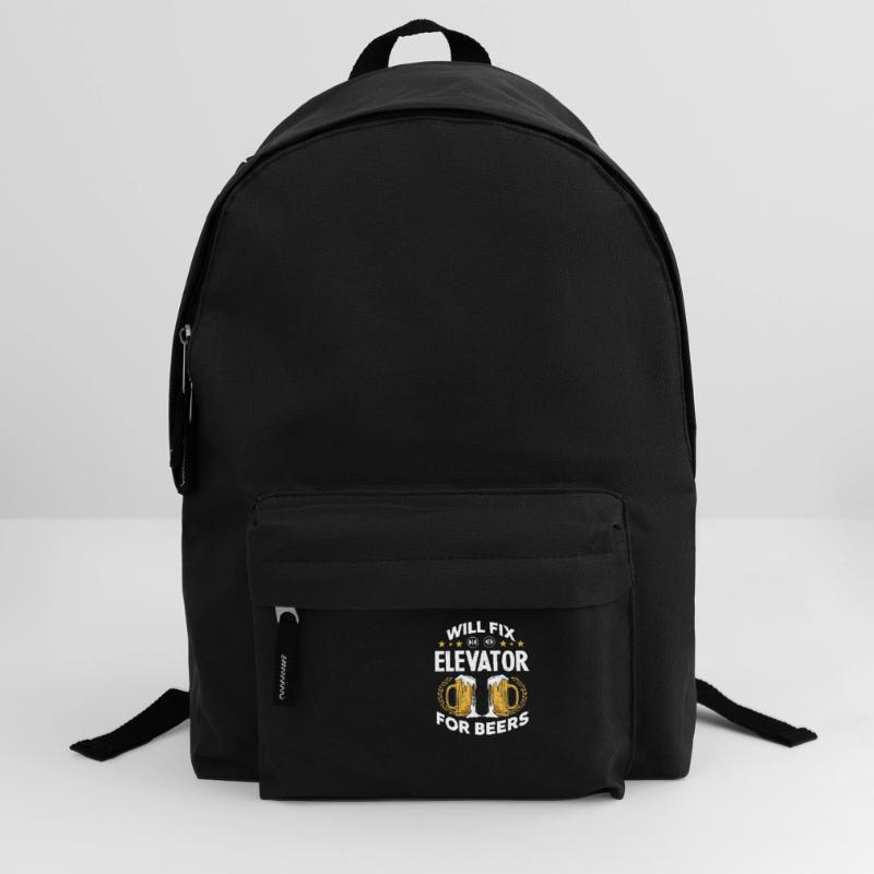 Will Fix Elevators - Elevator Mechanic Beer Rucksack