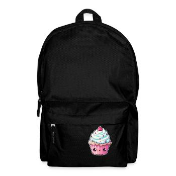 Cupcake Kawaii - Rucksack - Schwarz - Vorne