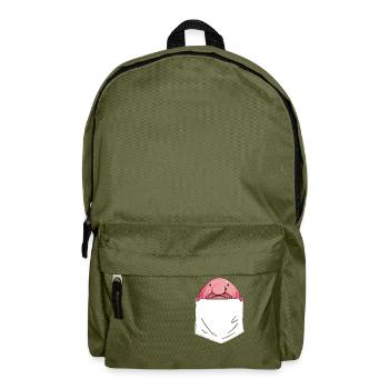 Blob fish - Backpack - olive green - Front