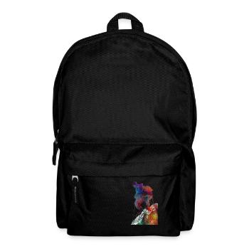 Mountaineer climbing sport art #mountaineer #climb - Backpack - black - Front