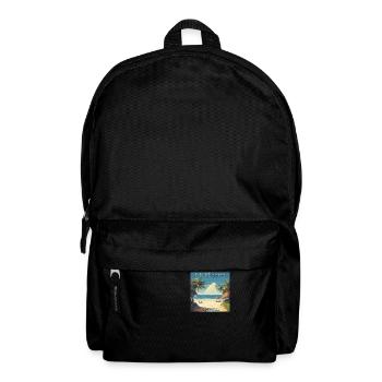 Retro Charm Mexico: Cancun & Isla Mujeres Design - Sac à dos - noir - Devant
