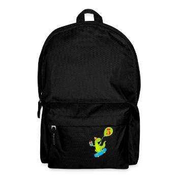 5th Anniversary Cute Dinosaur - Backpack - black - Front