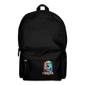 Conquer - Epic Greek Mythology - Hard Work Fitness - Backpack - black - Front