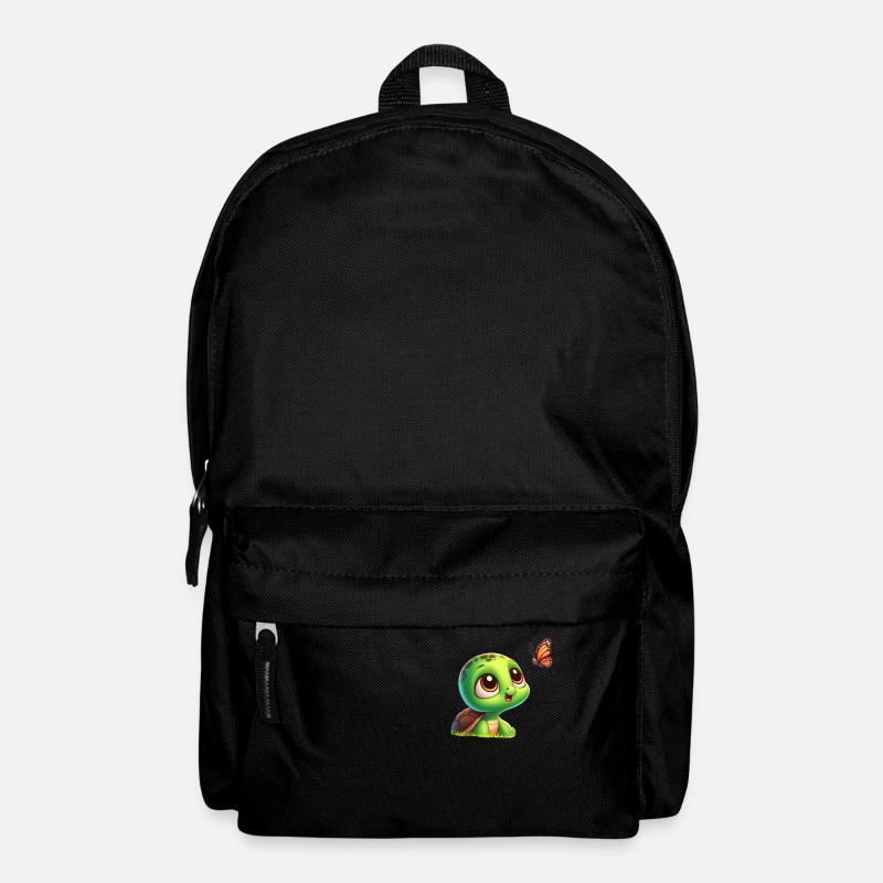 Cartoon Turtle 3 - Backpack - black