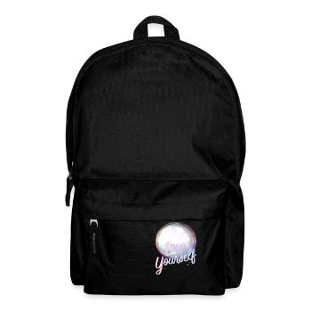 Love yourself Soap Bubble - Backpack - black - Front