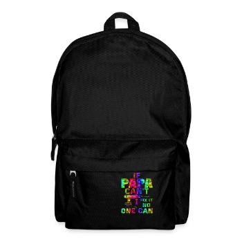 Opa, Oma, Opa, Oma, Papa, Mama, - Rucksack - Schwarz - Vorne