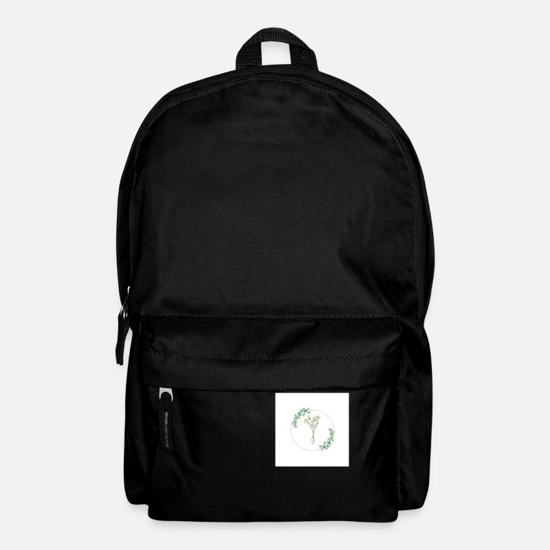Blumenkranz - Rucksack - Schwarz