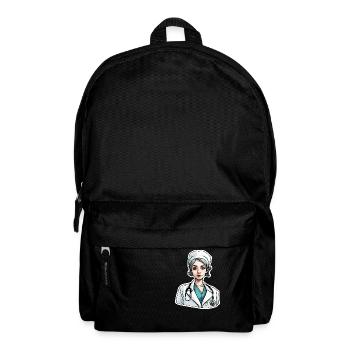 Médecin / professionnel de la santé / médecin / profession / spécialiste - Sac à dos - noir - Devant