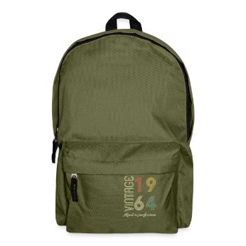 Cadeau d’anniversaire 60 ans - 1964 - Sac à dos - vert olive - Devant