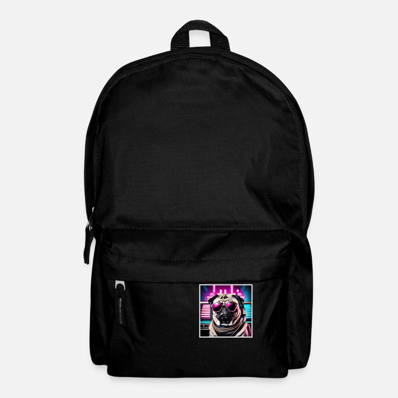Cool Pug - Rucksack - Schwarz