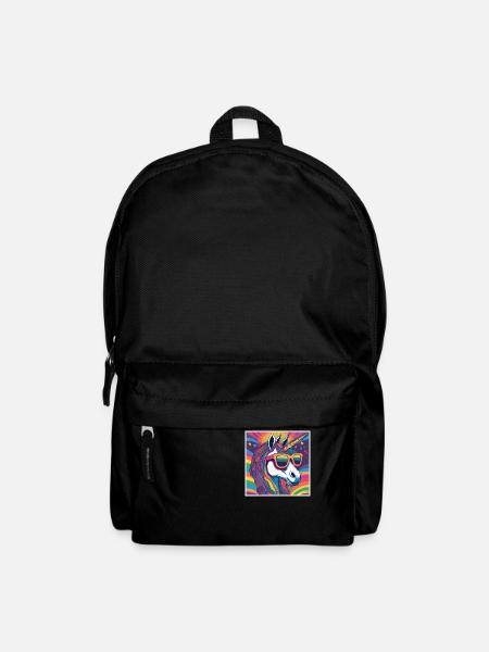 Einhorn 1 - Rucksack - Schwarz