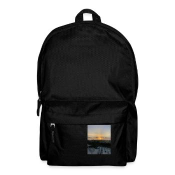 Sonnenuntergang am Strand - Rucksack - Schwarz - Vorne
