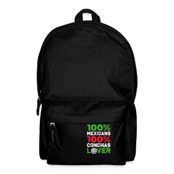 mexicains 100% conchas lover Design - Sac à dos - noir - Devant