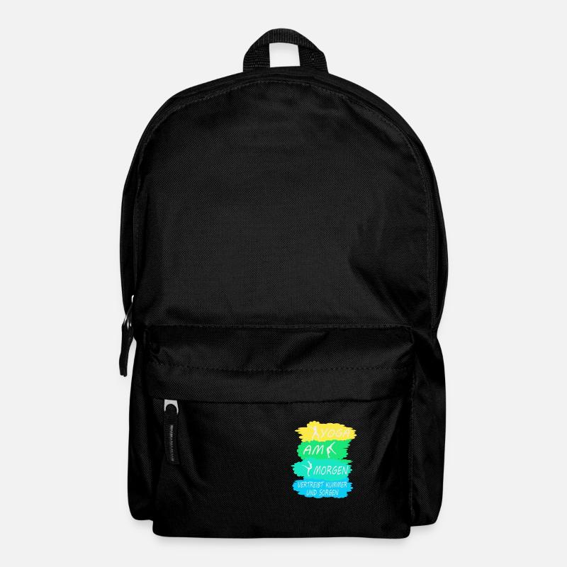 Yoga Lehrerin Kurs Meditation Geschenk Damen Matte - Rucksack - Schwarz