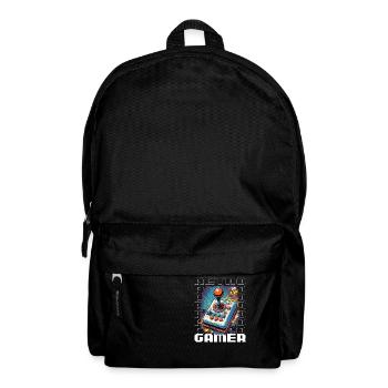 Retro Gamer Abenteuer Joystick - Rucksack - Schwarz - Vorne