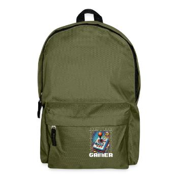 Retro Gamer Adventure Joystick - Sac à dos - vert olive - Devant