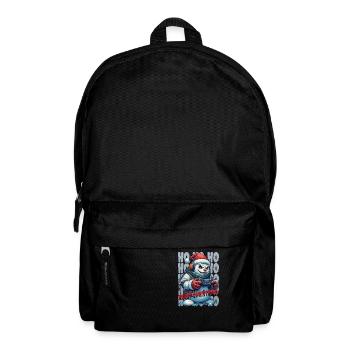 Evil Snowman Playing Christmas - Backpack - black - Front