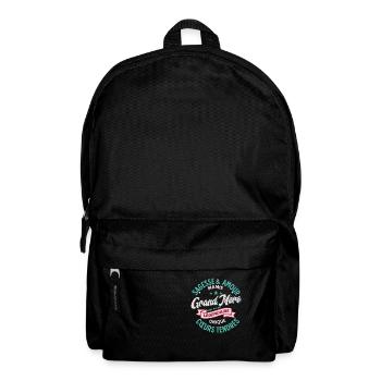 "Legendary Grandmother: Love and Wisdom" M2 - Backpack - black - Front