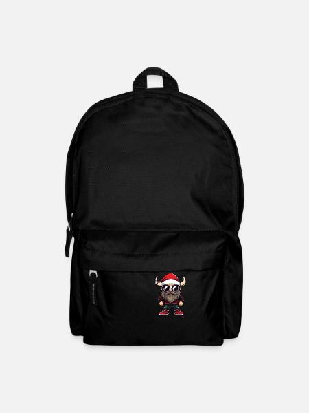 Wikinger Weihnachten Ugly Christmas - Rucksack - Schwarz