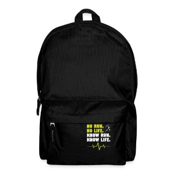 Life Run - Backpack - black - Front