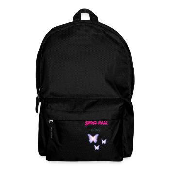 Votre Perte Chemise Bébé – Glow Up Esthétique fille douce - Sac à dos - noir - Devant