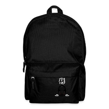 Dampflok Rauch Dampf Qualm - Rucksack - Schwarz - Vorne