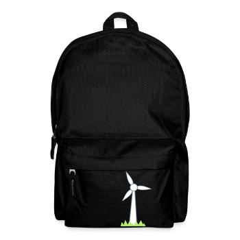 Windrad - Rucksack - Schwarz - Vorne