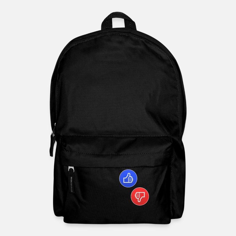 Daumen hoch Daumen runter Ja nein Yes No Geschenk - Rucksack - Schwarz