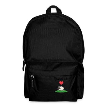 Rhön Schaf Rhönschaf Herz Hessen Wiese Schafe - Rucksack - Schwarz - Vorne
