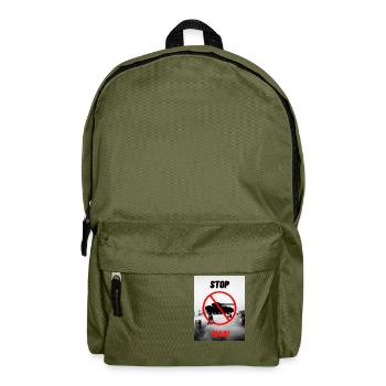 WAR - Rucksack - Olivgrün - Vorne