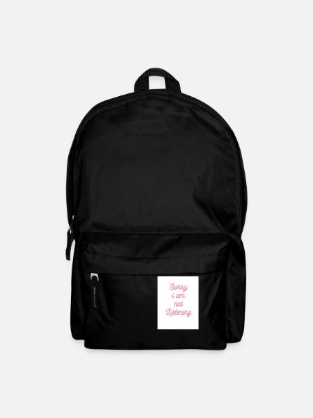 Not Listening - Rucksack - Schwarz