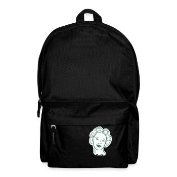 30er Jahre / Frau Porträt / Frauenpower / minavi - Rucksack - Schwarz - Vorne