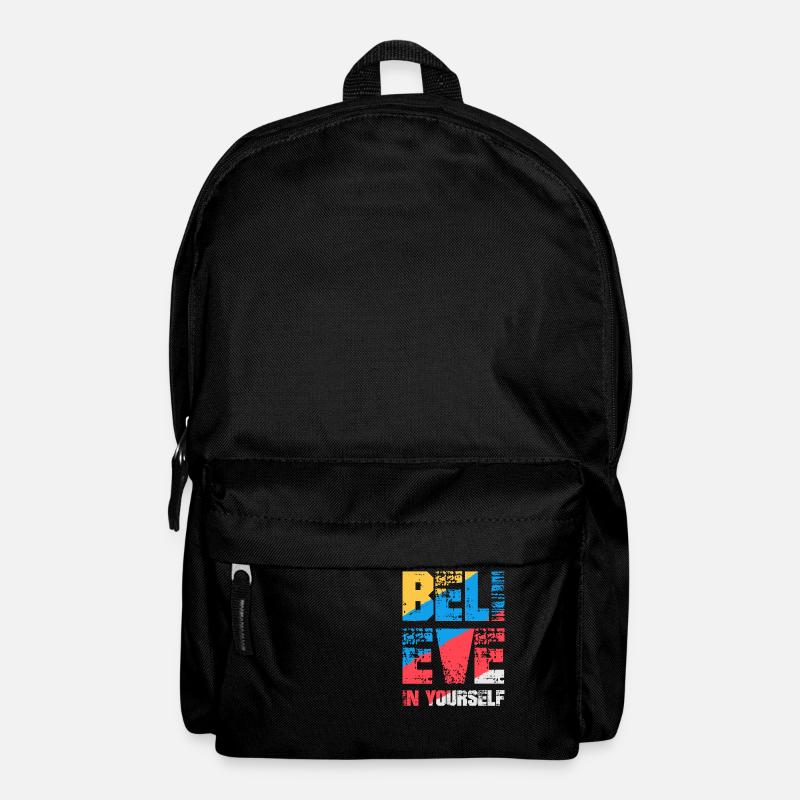 Glaube an dich selbst - Rucksack - Schwarz