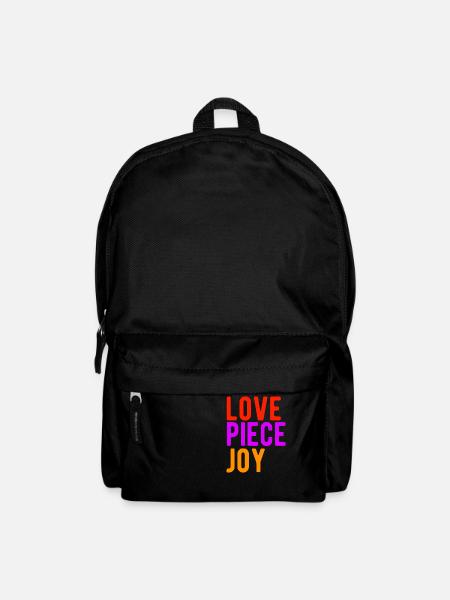 Love Piece Joy - Backpack - black