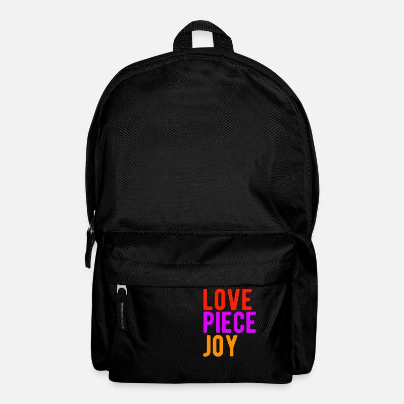 Love Piece Joy - Backpack - black