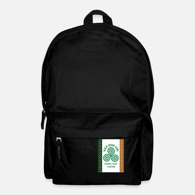 Fille irlandaise sauvage - Sac à dos - noir