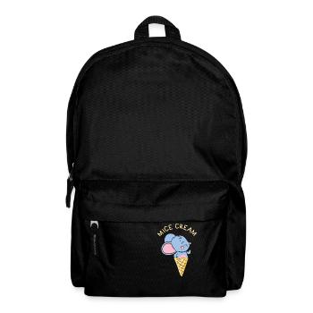 Mice Cream Mice Funny Animal Puns - Rucksack - Schwarz - Vorne